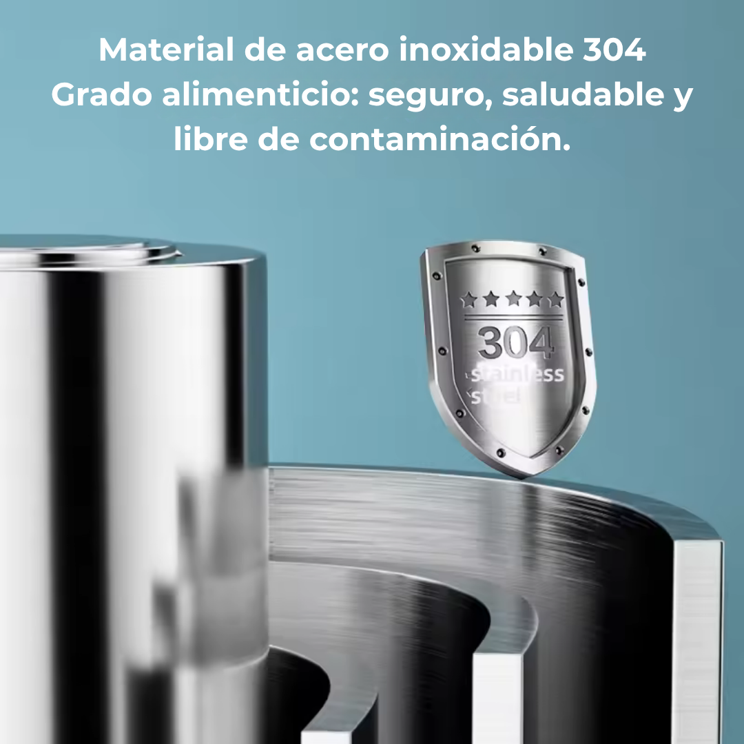 AguaCure NanoFilter™ Filtro Purificador de Agua de Acero Inoxidable